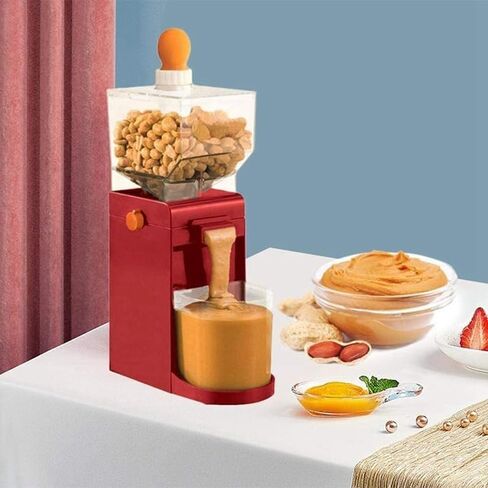 Electric Peanut Butter Maker Machine,Sesame Sauce Nut Grinder,Automatic Milling Grinding Machine,for Grinding US Plug Easy Install Easy to Use in Saudi Arabia