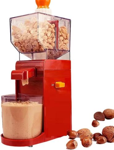 Electric Peanut Butter Maker Machine,Sesame Sauce Nut Grinder,Automatic Milling Grinding Machine,for Grinding US Plug Easy Install Easy to Use in Saudi Arabia