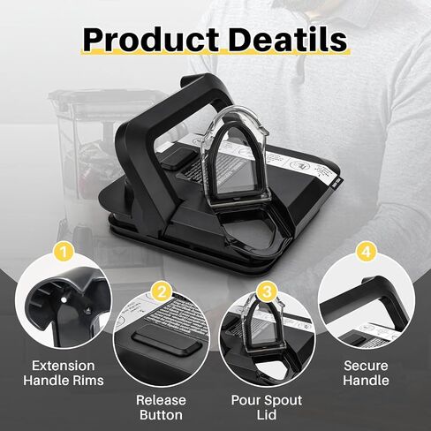 Blender Lid Replacement for Ninja Pitcher,Blender Top Replacement Parts Compatible BL610 BL642 BL682 BN701 BN751 BN700 BN801 Compatible Only with the New 72 OZ Wide Jar in Saudi Arabia