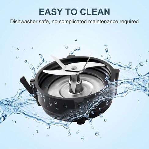 Blender Blade Replacement for Oster Pro 1200, Includes 6-Prong Stainless Steel Cutter Blade(164160), Jar Base Cap & 4 silicone Sealing Gaskets(182341-000-842) - Part #164160 in Saudi Arabia