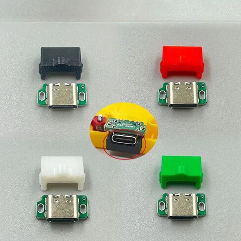 GUANKE 1set USB-C USB Type-C Charging Port And Headphone Port Replace for Gameboy SP GBA SP (black A) in Saudi Arabia