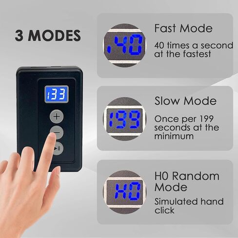Auto Clicker – Adjustable Speed, Simulated Finger Tapper for Phone Screen | Boost Likes, Auto Rewards, Dominate Games. 33 Clicks Per Second, 31 Speeds, Silent Capacitive Tap, No Screen Damage. in Saudi Arabia