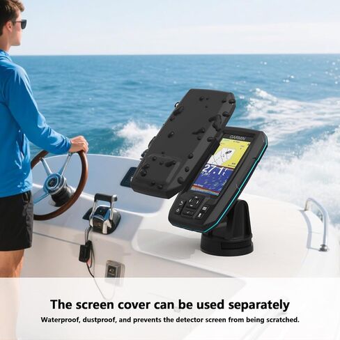Sun Visor Cover Kit for Garmin Striker Plus 4 / Striker Vivid 4cv Fish Finder | Protective Screen Cover Anti-Glare Sun Shade for Clearer Screen Visibility in Saudi Arabia