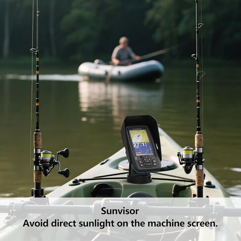 Sun Visor Cover Kit for Garmin Striker Plus 4 / Striker Vivid 4cv Fish Finder | Protective Screen Cover Anti-Glare Sun Shade for Clearer Screen Visibility in Saudi Arabia