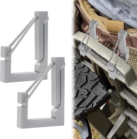 GFYYBKJ 2 Pcs Molle Hook for Saddle Hunting/Bow Hunting/Climbing Sticks/Climbing Platform, Molle Accessories, Molle Clip for Saddle Hunting Accessories, Molle Hook and Loop in Saudi Arabia