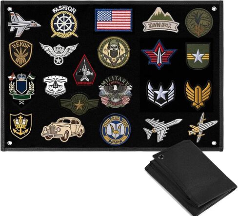 Tactical Board Patch Organizer Holder Display, Morale Patch Hanging Wall Panel Display Holder for Military, Army, Combat, Uniform, Morale Emblem Hook in Saudi Arabia