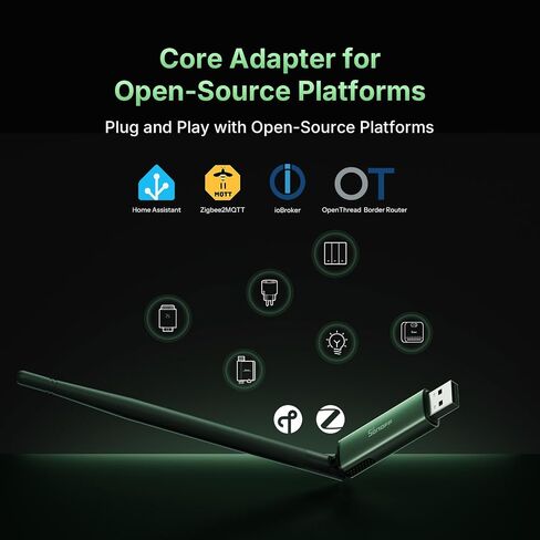 SONOFF Zigbee USB Dongle Plus CC2674P10(Dongle-PP10) | Zigbee Gateway & Thread Border Router with TI CC2674P10 Chip, Multi-Protocol Open Source ZHA in Home Assistant & Zigbee2MQTT in Saudi Arabia