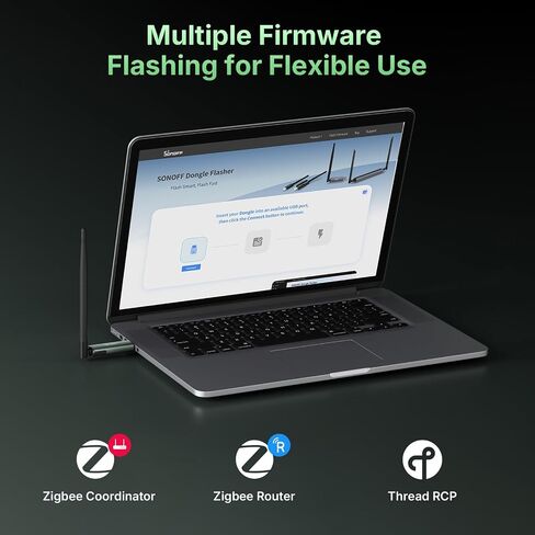 SONOFF Zigbee USB Dongle Plus CC2674P10(Dongle-PP10) | Zigbee Gateway & Thread Border Router with TI CC2674P10 Chip, Multi-Protocol Open Source ZHA in Home Assistant & Zigbee2MQTT in Saudi Arabia