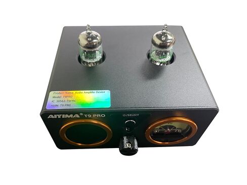 AIYIMA T9PRO 200W 2.1 Channel TPA3250 Tube Bluetooth DAC Stereo Amplifier | HiFi Class D Amp with ES9018K2M,QCC3040 aptX,VU Meter&Digital Display,Remote Control,Treble/Bass,AUX Output,for Home Speakers in Saudi Arabia
