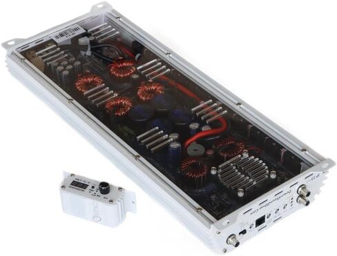 2300W Monoblock Amplifier in White Gloss by Down4Sound in Saudi Arabia