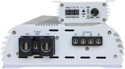 2300W Monoblock Amplifier in White Gloss by Down4Sound in Saudi Arabia