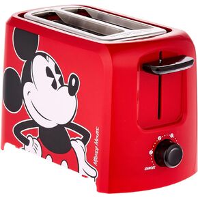 Disney Mickey Mouse 2 Slice Toaster by Select Brands - Disney Toaster for Breakfast Toast & Sandwich Bread - Kitchen Essential with Browning Control - Self-Centering Slots & High Rise Toast Lift | Disney Toaster for Breakfast Toast & Sandwich Bread, Kitch in Saudi Arabia