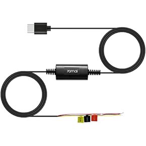 70mai Type-C Hardwire Kit UP03 for Dash Cams, 10ft, 12V-30V to 5V/2.4A, Low Voltage Protection 11.8V, 24 Hour Parking Surveillance Power Supply for M310/M500/A510/A500S/A810/X800/A810 Lite Car Cameras in Saudi Arabia