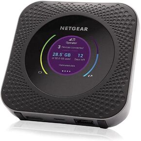 NETGEAR Nighthawk 5G Mobile Hotspot M7 | eSIM or SIM | Portable WiFi 7 Router for Travel in 140+ Countries | 32 Devices | Unlocked 5G/4G LTE | 3.6Gbps Speed | AT&T, T-Mobile, Verizon (MH7150) in Kuwait