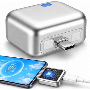 Auto Stop Charging Adapter – USB-C Fast Charger with Power Separator | Smart Physical Disconnect Charger for Battery Protection, Compatible with iPhone 17/16/15 Pro Max, Laptops, Tablets in Saudi Arabia