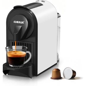 CHULUX Mini Espresso Machine for Nespresso Pod, 20 Bar Single Serve Coffee Maker, 1400W, White in Saudi Arabia
