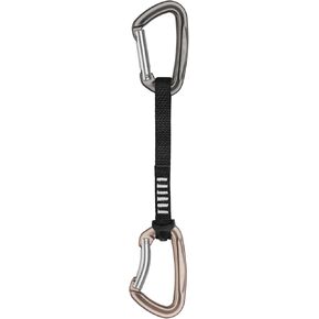 Grivel All-Round Alpha Climbing Quickdraw | CE & UIAA Certified | Alpha Straight-Gate Carabiner & Beta Bent-Gate Carabiner | For Mountaineering in Kuwait