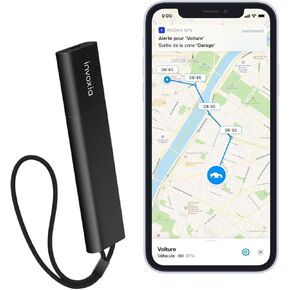 Invoxia GPS Tracker PRO - Real-Time Location - No Included Subscription - for Cars, Motorcycles, Bicycles, Children - Motion and Tilt Alerts - 4G LTE-M Network - Up to 3 Months of Battery Life in Saudi Arabia