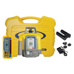 Spectra Precision LL1505C Horizontal Rotary Laser Kit With B10 NiMH Battery Pack CH10 Charger Q104025 Tripod 128995-00 Carry Case Professional Construction Grade Alignment in Kuwait