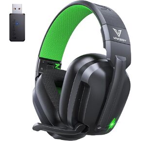 Vakedy Wireless Gaming Headset for PS5,PS4,PC,Switch, 2.4GHz USB & BT 5.4 | Noise Canceling Mic, Lossless Audio-50H Batt, Works with PS4, Mac & Mobile, Ideal for Fortnite & Call of Duty & RGB in Saudi Arabia