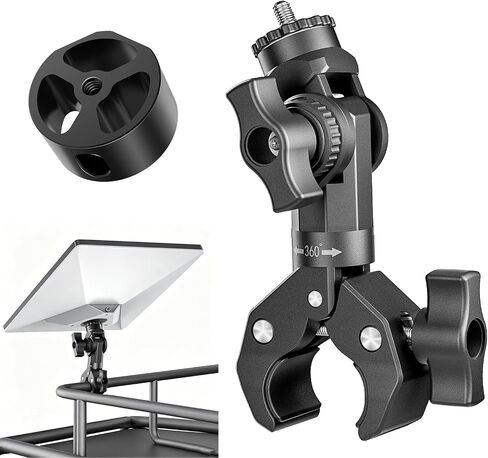 Starlink Mini Mount 2025/2026, Adjustable Clamp Mount for RV, Yacht, Camper | Includes Aluminum Alloy Mini Pipe Adapter, Adjustable Angle, 5-Minute Installation, Starlink Mini Accessories for Outdoors in Kuwait