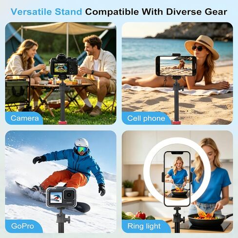Starlink Mini Tripod Stand Mount with Aluminum Adapter, Portable & 360°Tilt | for All Starlink Mini Models, Starlink Mini Ground Tripod Stand for RV, Backpac Travel, Camping and Outdoor Satellite Setup in Kuwait