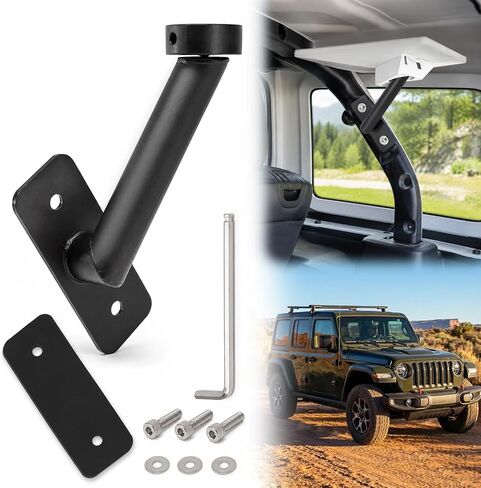 Mount for Starlink Mini Fits Jeep Wrangler JLU 2018-2026 4-Door (Hardtop) | Easy Non-Destructive Installation, Only Compatible with Starlink Mini Versions, Designed Specifically for Off-Road Use in Kuwait