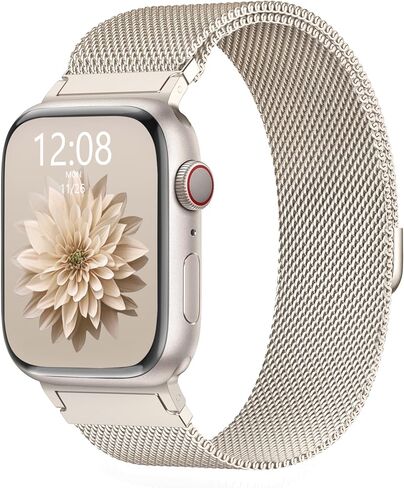 Original Metal Milanese Loop Compatible with Apple Watch Band for Women Men | Stainless Steel Bands Fits for iWatch Series 11 10 9 8 7 6 5 4 SE Ultra 3 2 1,Magnetic Clasp Strap 38 40 41 42 44 45 46 49mm in Saudi Arabia