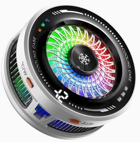 K3 AI Phone Cooler with Display, Magnetic Clip Semiconductor Cooling Fan in Kuwait