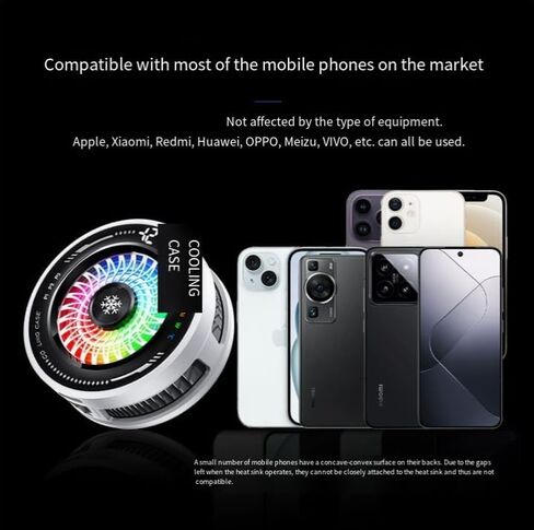 K3 AI Phone Cooler with Display, Magnetic Clip Semiconductor Cooling Fan in Kuwait
