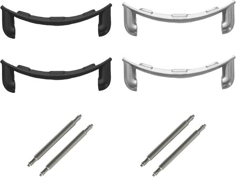 Stainless Steel Adapter/Connector Lugs for Google Pixel Watch (Polished Silver, 45mm) in Saudi Arabia