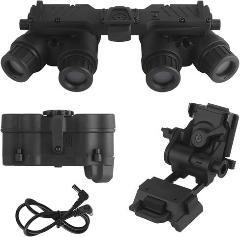 Tactical Night Vision Goggles Model for Display No Function | GPNVG 18 Dummy Goggle Model with Adjustable Helmet Mount for Cosplay in Saudi Arabia