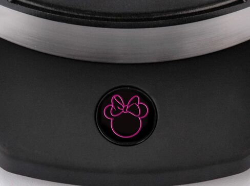 Disney Minnie Mouse Waffle Maker by Select Brands - Nonstick Waffle Iron for Fun Minnie-Shaped Waffles - Disney Kitchen Gift - 800 Watts | Nonstick Waffle Iron for Fun Minnie-Shaped Waffles, 800 Watts, Great Disney Kitchen Gift for Breakfast in Saudi Arabia