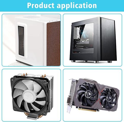 Magnetic PC Case Dust Mesh Filter, 240 x 120mm Fan Cooling Cover, 4 Pack | Black dustproof computer fan grills for gaming PC chassis, liquid cooling radiators, and power supplies; washable PVC. in Saudi Arabia