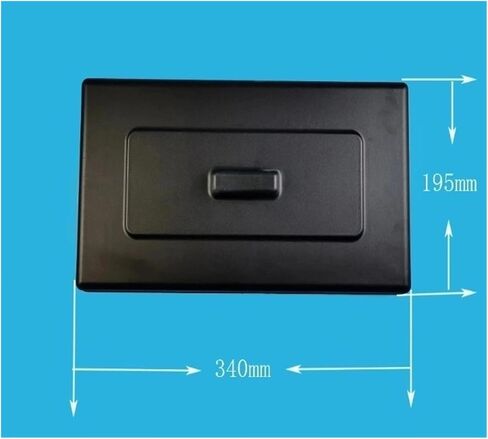 Two Pieces Plastic Cover 34 X 19.5 CM Mix Hoppers Lid .Compatible with VEVOR. Soft Serve Ice Cream Machines in Saudi Arabia
