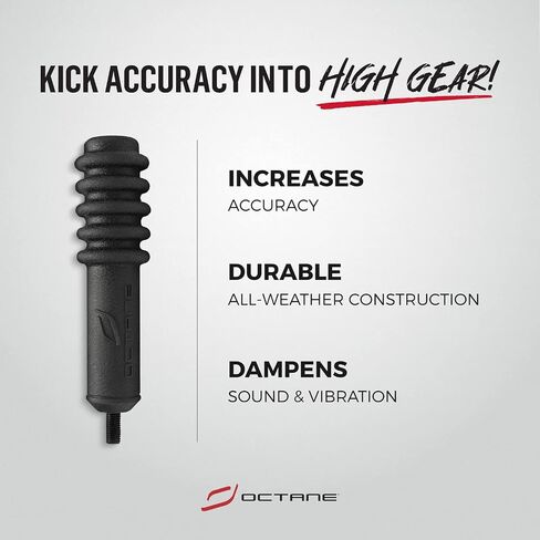 Octane Boost 5in Durable Weatherproof Lightweight Effective Versatile Easily Attached Hunting Archery Stabilizer with Rubber Coating in Saudi Arabia