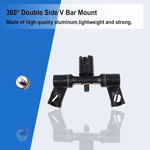 Archery Bow Stabilizer Double Side Adjustable V-Bar Mount Quick Disconnect for Recurve Bow and Compound Bow in Saudi Arabia