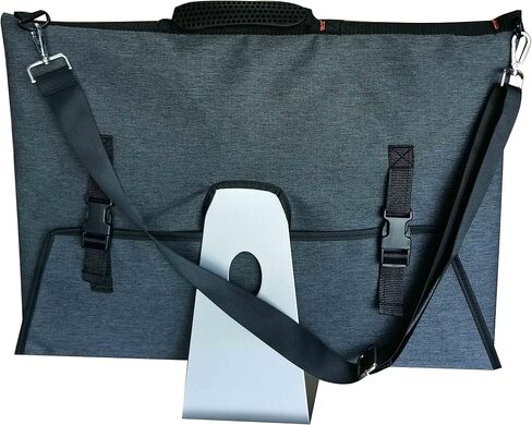 Travel Carrying Bag for Apple 21.5" iMac Desktop Computer, Protective Storage Case Monitor Dust Cover with Rubber Handle-Dark Gray in Kuwait