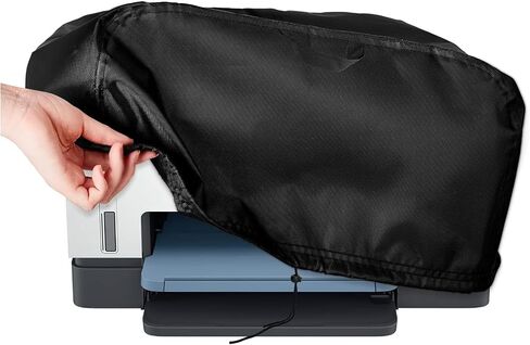 Printer Cover for HP OfficeJet 8015e/8022e/8025e Printer | Waterproof Printer Dust Cover for HP Officejet Pro 8034e/8135e/8139e Printer, Oxford Printer Cover - 19 x 14 x 9 Inch in Kuwait
