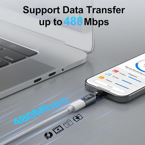 محول USB-C مغناطيسي بقدرة 240 وات، شاشة عرض طاقة LED، موصل 9 سنون | دوران 360 درجة وتصميم قابل للطي 180 درجة، محول مغناطيسي بزاوية يمنى 90 درجة لأجهزة ماك بوك وآيفون 15/16/17 وسامسونج والكمبيوتر المحمول والكمبيوتر اللوحي in Kuwait
