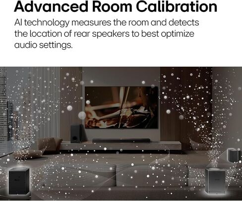 LG S90TR 7.1.3-Channel OLED evo TV Matching Home Theater Soundbar with Rear Surround Speakers and Wireless Subwoofer, Wow Orchestra, Dolby Atmos, WOWCAST Built-in in Kuwait