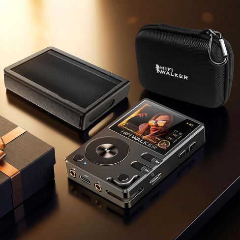HIFI WALKER H2 Hi-Res MP3 Player Bundle with Protective Leather Case & EVA Travel Case in Kuwait
