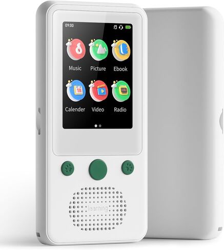 TIMMKOO A5 MP3 Player for Kids, 2.4" Touch Screen MP3 Player with Bluetooth, No WiFi, 65H Playback Portable Music Player with Speaker, Support Up to 128GB TF Card in Kuwait