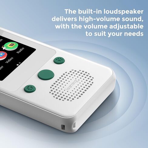 TIMMKOO A5 MP3 Player for Kids, 2.4" Touch Screen MP3 Player with Bluetooth, No WiFi, 65H Playback Portable Music Player with Speaker, Support Up to 128GB TF Card in Kuwait