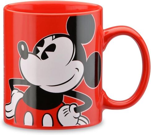 Disney Mickey Mouse 1-Cup Coffee Maker with 12 oz Mug by Select Brands - Kitchen Appliance for Drip Coffee - Home Appliance with Mickey Mouse Mug & Removable Drip Tray - Removable Filter Basket | Drip Coffee Maker with Mickey Mouse Mug, Removable Drip Tra in Saudi Arabia