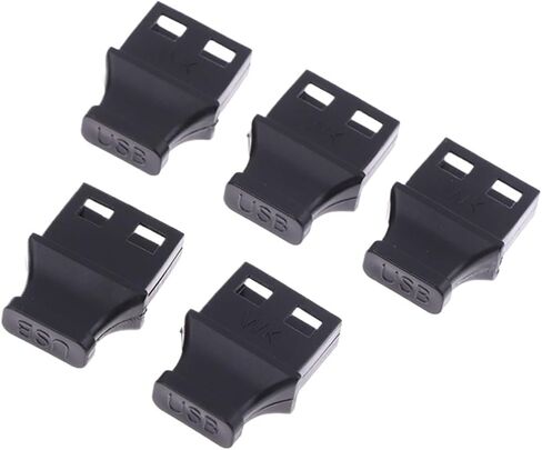 USB Dust Plug 30Pcs USB Port Plug Cover with Handle Anti-Dust Protector for Laptop Computer Socket Cap | Durable plastic dust plugs for unused USB-A ports. Easy grip handle design keeps laptop and PC sockets clean. in Saudi Arabia