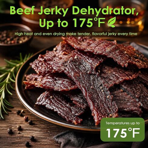 HOPERAN Dual Zone Food Dehydrator, 16 Stainless Steel Trays, Keep Warm Mode | 1200W, Independent Temp & Timer Control, for Jerky, Fruit, Herbs, Dog Treats, Meats & Veggies, Gift Boxed with Recipe Book in Saudi Arabia