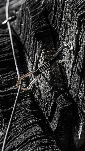 Grivel Sport Stealth Sport Climbing Quickdraw | CE & UIAA Certified | Stealth Straight-Gate Carabiner & Stealth Bent-Gate Carabiner in Saudi Arabia
