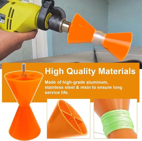 Fishing Line Stripper Spooler,Electric Reel Line Remover Unwinder Tool | Fast Fishing Line Stripping Tool,Portable Reel Line Removal Spooling Tool for Spinning Baitcasting Fishing Reels in Saudi Arabia