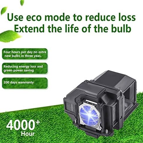 Suitable for ELPLP96 Replacement Projector Bulb for Epson Powerlite Home Cinema 2150 1060 660 760hd 2100 X39 W39 S39 109W VS250 VS350 VS355 EX9210 EX9220 EX3260 EX5260 EX7260 V13H010L96 Lamp in Saudi Arabia